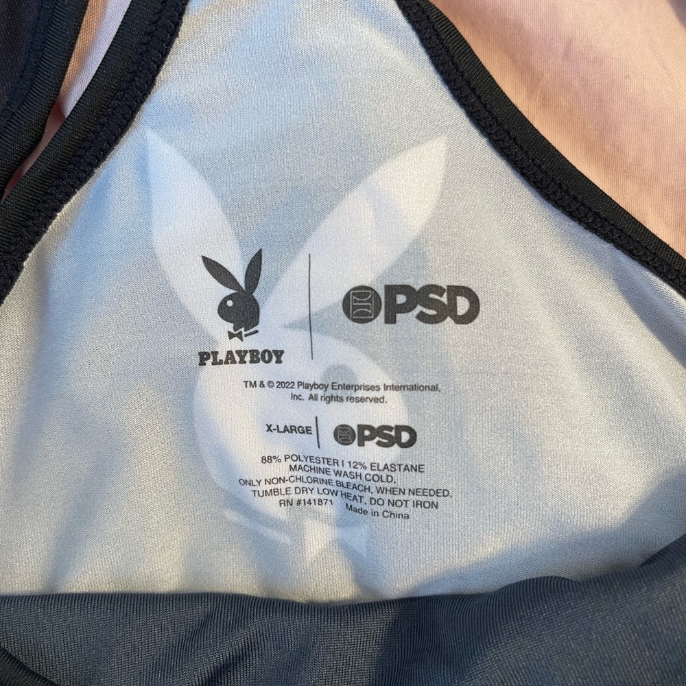 PSD x Playboy Bunny Logo Sports Bra Size XL - Picture 3 of 3